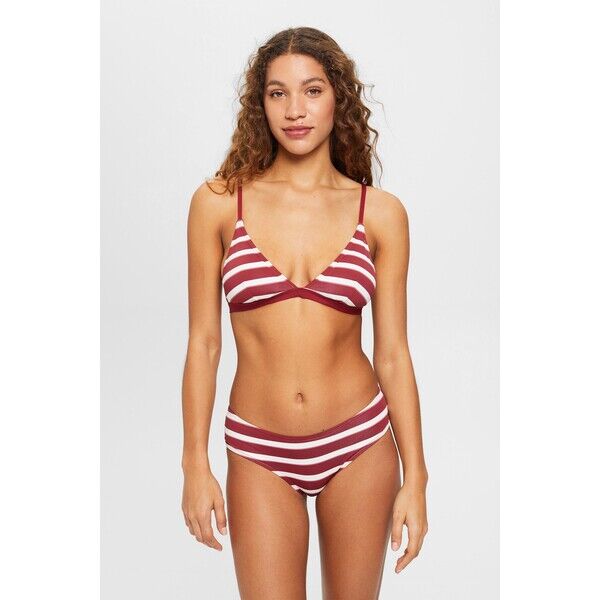 Esprit Wyściełany top bikini w paski 993EF1A338_612