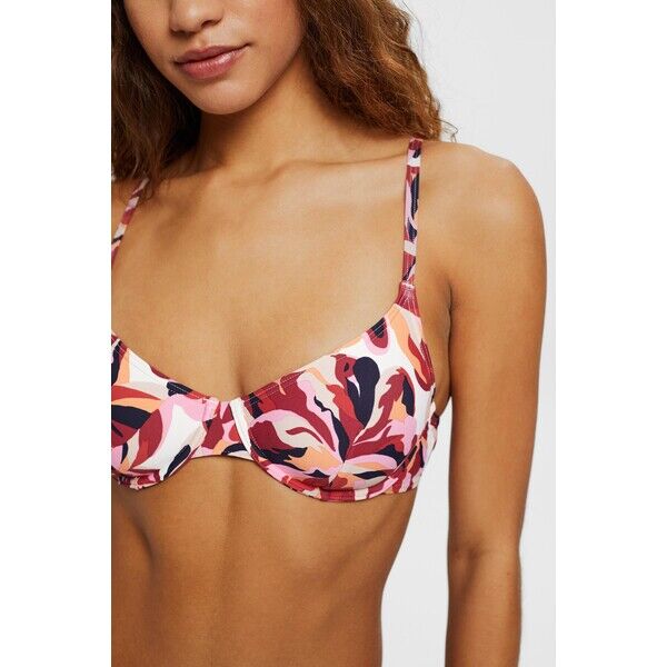 Esprit Góra od bikini z kwiatowym nadrukiem 993EF1A325_612