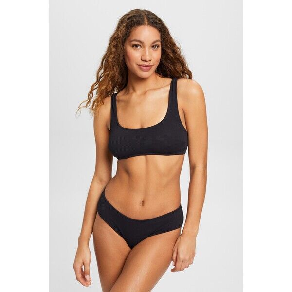 Esprit Fakturowana wyściełana góra od bikini w stylu bustiera 013EF1A312_001