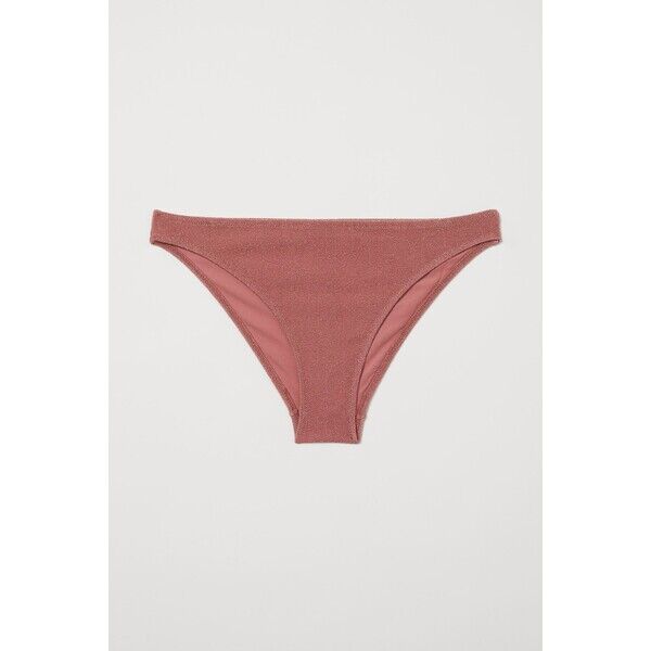 H&M Dół od kostiumu - Normalna talia - -ONA 0940057036 Różowy/Brokat