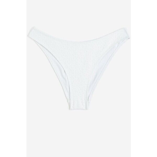 H&M Dół od kostiumu High-leg - Normalna talia - 1117683008 Biały