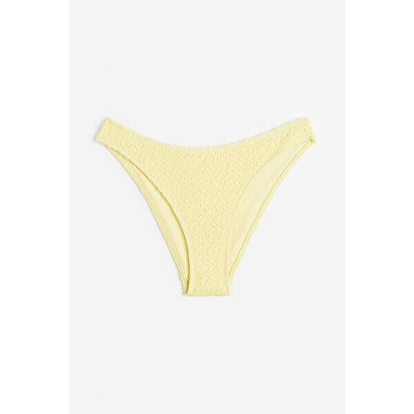 H&M Dół od kostiumu High-leg - Normalna talia - 1117683008 Jasnożółty