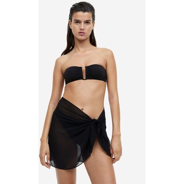 H&M Krótki sarong - 1148796015 Czarny