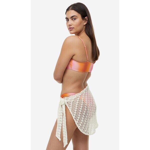 H&M Sarong o wyglądzie szydełkowej robótki - 1161445001 Biały