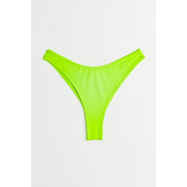 H&M Dół od kostiumu - Normalna talia - 0929326022 Neon green