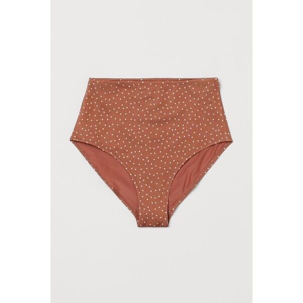 H&M Dół od kostiumu - 0928457028 Rdzawobrązowy/Kropki
