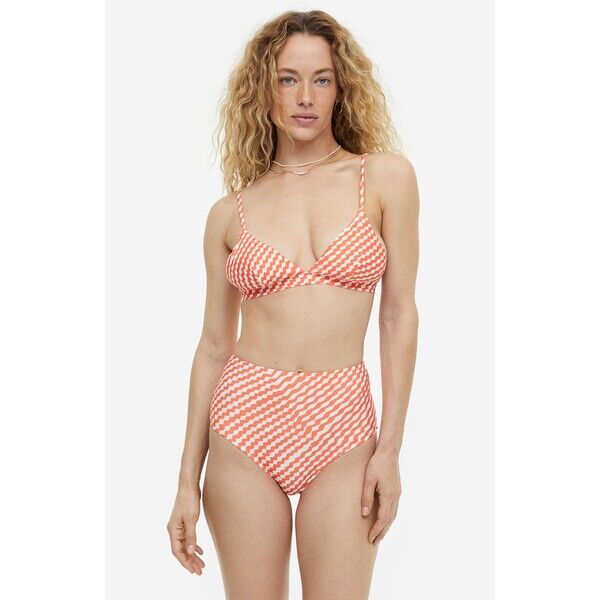 H&M Dół od kostiumu - 0928457028 Czerwony/Wzór