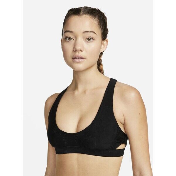 Damska góra od bikini o wyciętym kroju Nike FD3524-010