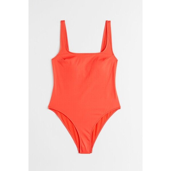 H&M Kostium kąpielowy High leg - 0886697005 Bright red