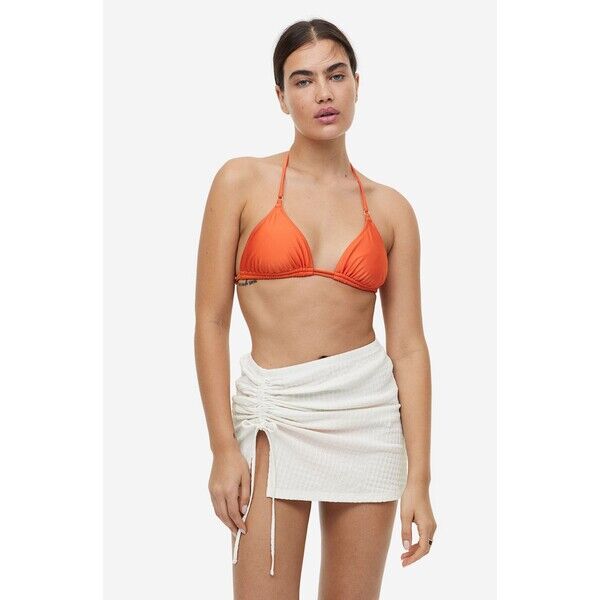 H&M Spódniczka plażowa ze sznurkiem - 1160305001 Biały