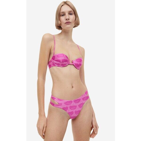 H&M Dół od kostiumu - 1144091001 Wiśniowy/Usta