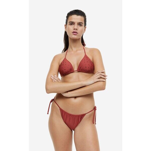 H&M Dół od kostiumu - Niska talia - 1135391001 Rdzawoczerwony