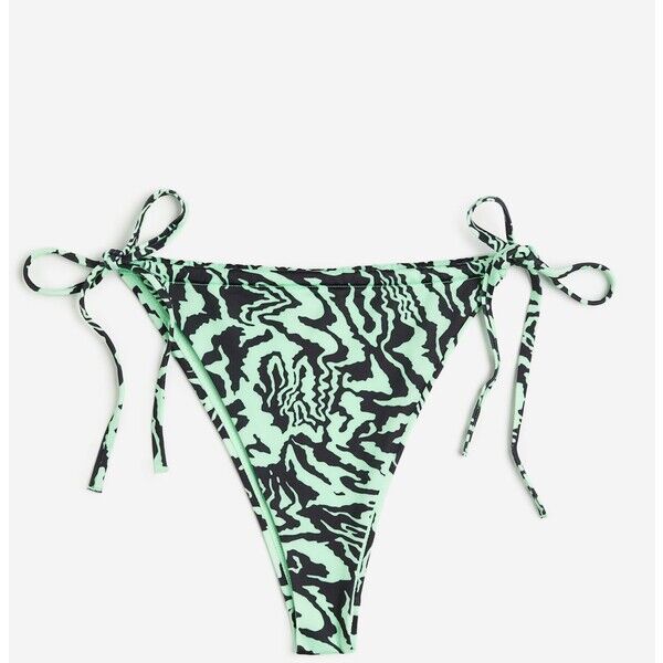 H&M Dół od kostiumu - Normalna talia - 1046233009 Miętowozielony/Wzór
