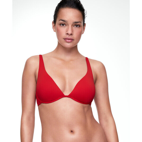 Oysho Top od bikini typu halter z połączonymi fiszbinami