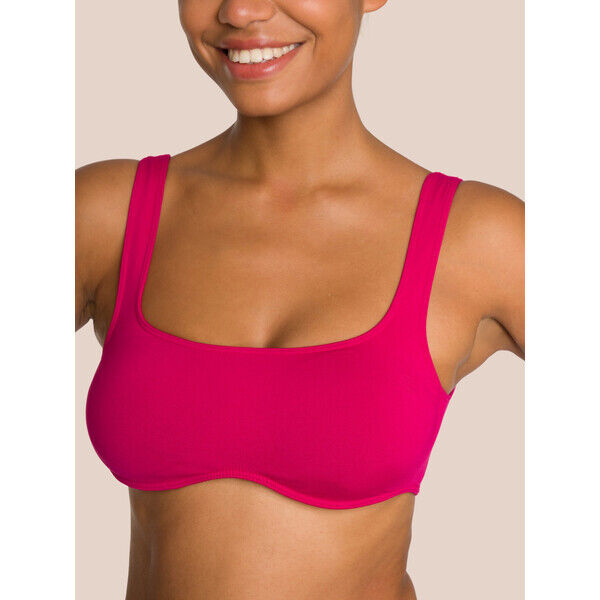 Oceansapart Moana Sculpting Bikini Top Deep Magenta