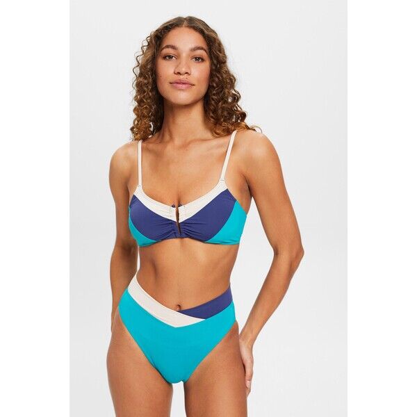 Esprit Wyściełana góra od bikini U-bar, bloki kolorów 033EF1A312_370
