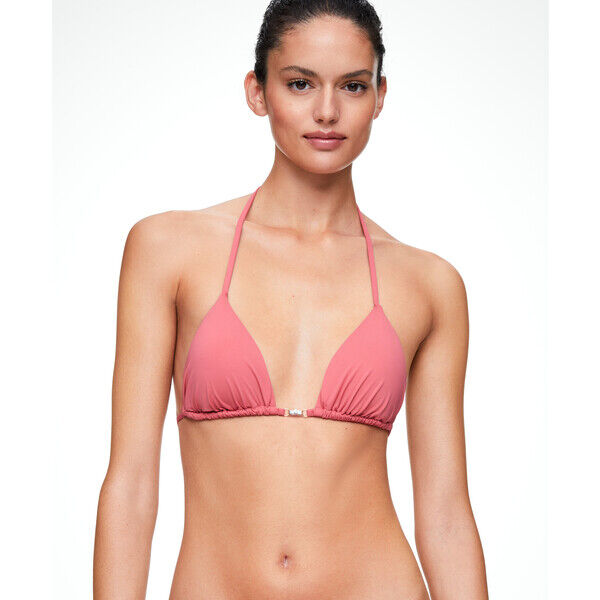 Oysho Top od bikini o trójkątnym kroju z ozdobnym koralikiem