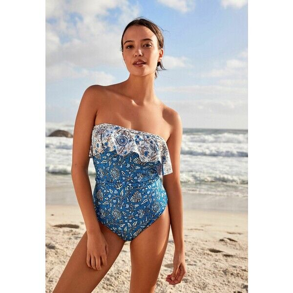Next PLAITED BANDEAU TUMMY CONTROL SWIM Kostium kąpielowy NX381G0CT-K11