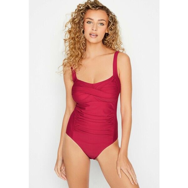 Long Tall Sally ROYAL TIE FRONT RUCHED Kostium kąpielowy L2Y81G005-J11