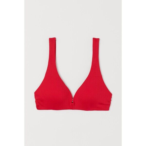H&M Góra od kostiumu - Krótka - -ONA 0928452021 Jaskrawoczerwony