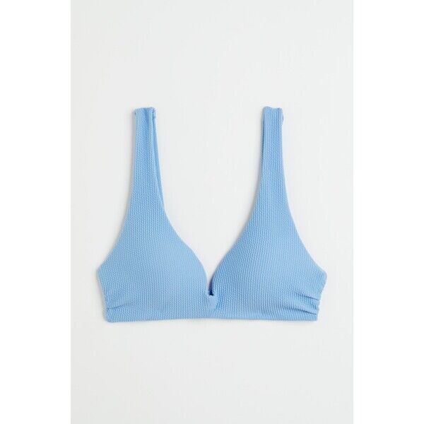 H&M Góra od kostiumu - Krótka - 0928452002 Jasnoniebieski