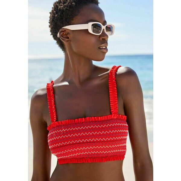 Next SHIRRED BANDEAU BIKINI TOP Góra od bikini NX381J09K-G11