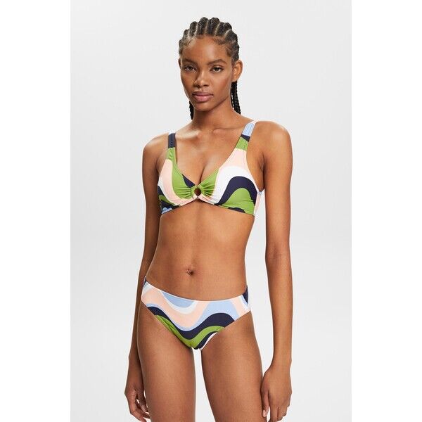 Esprit Góra od bikini z nadrukiem 024EF1A311_400
