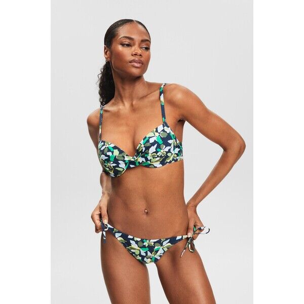Esprit Dół od bikini z nadrukiem i wiązaniami po bokach 024EF1A342_400