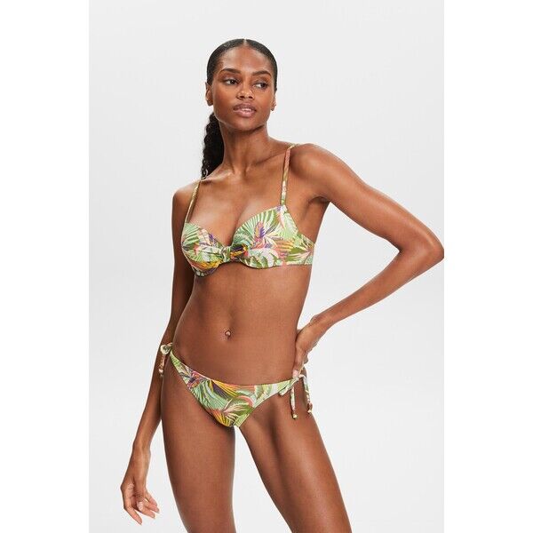 Esprit Dół od bikini z nadrukiem i wiązaniami po bokach 034EF1A305_300