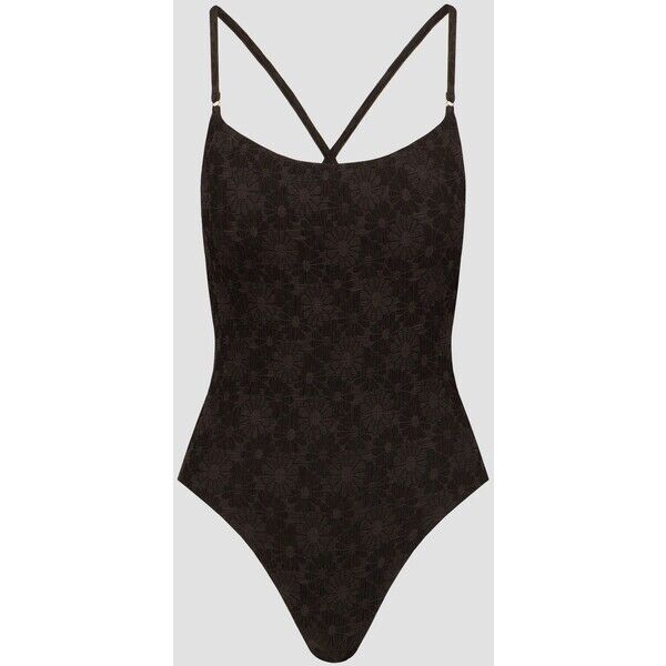 Czarny strój kąpielowy jednoczęściowy damski Seafolly Scoop Neck One Piece 11065098-black 11065098-black