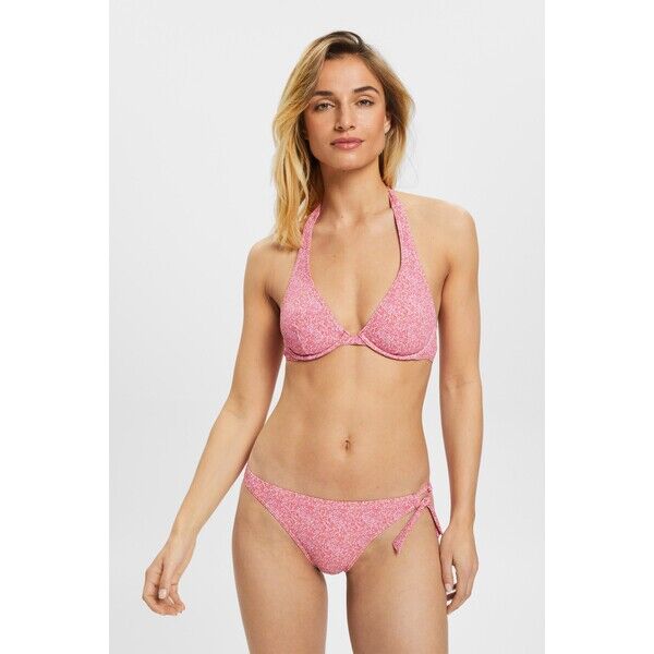Esprit Góra od bikini z fiszbinami i wiązaniem na szyi 023EF1A312_672