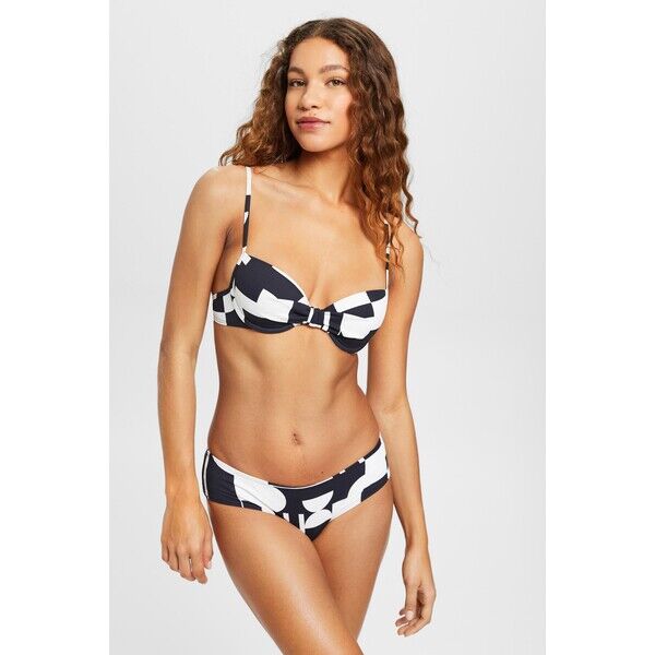 Esprit Dół od bikini w stylu biodrówek z nadrukiem retro 013EF1A307_003