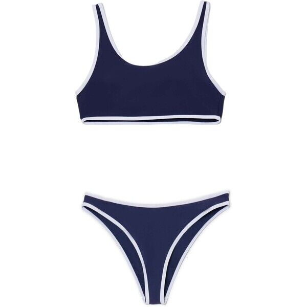 Cropp Granatowo-białe bikini 2473Z-59X