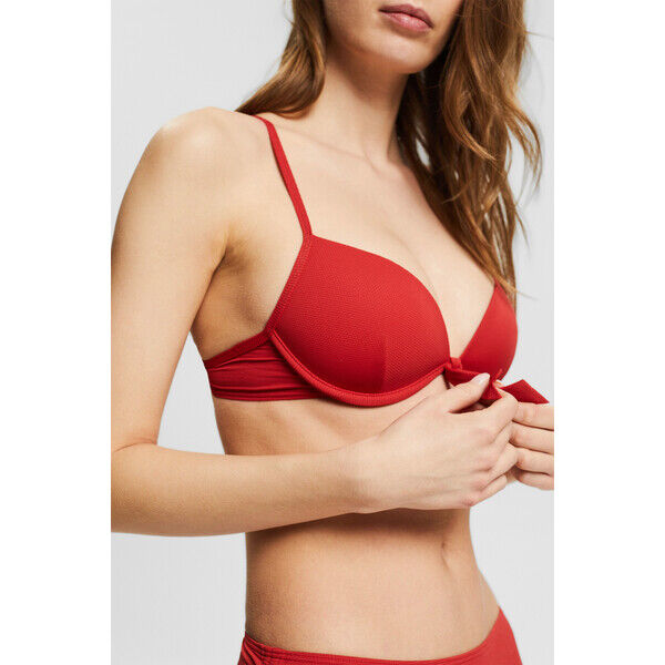 Esprit Z recyklingu: Bikini z fiszbinami z fakturalnego materiału 992EF1A316_630