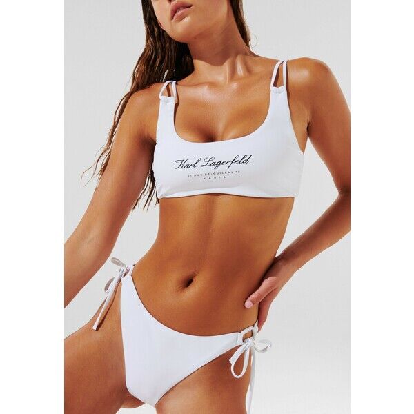 KARL LAGERFELD KARL LAGERFELD SWIMWEAR BOTTOM HOTEL KARL STRING BIKINI Dół od bikini K4881I02G-A11