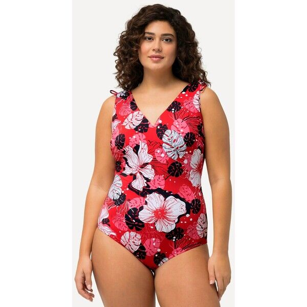 Ulla Popken HAWAIIAN FLOWER Kostium kąpielowy UP181G0JF-G11