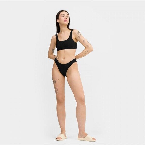 CHAMPION Dół od damskiego kostiumu kąpielowego Champion Legacy Bikini Top - czarny