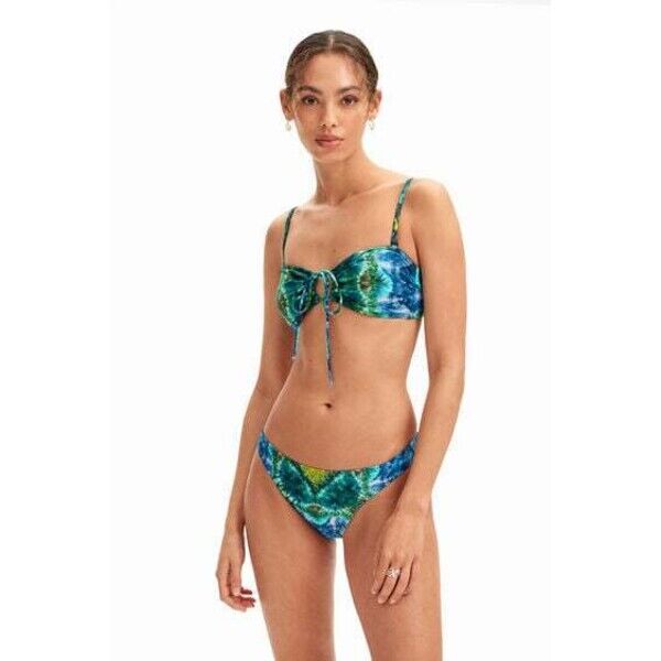 Desigual Bikini bandeau tie-dye 24SWMKX94019