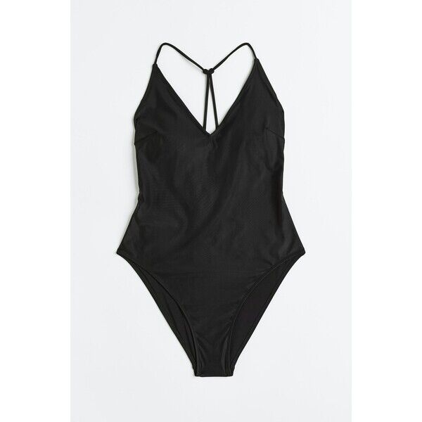 H&M Kostium kąpielowy High Leg - 1116945001 Czarny