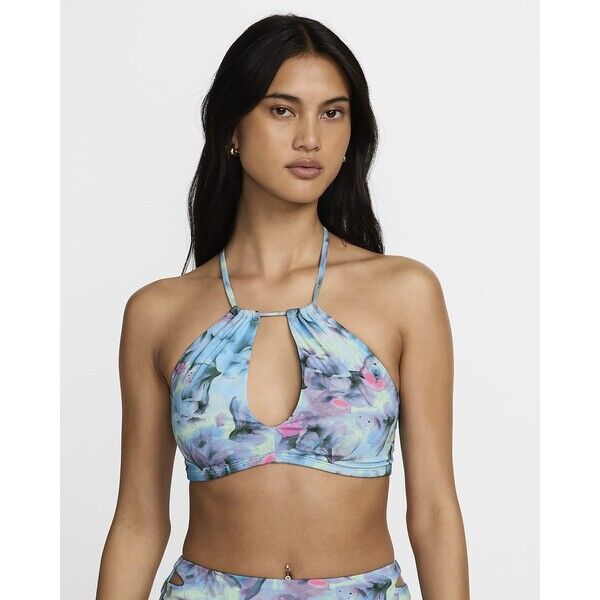 Damska góra od bikini z wiązaniem Nike Swim FZ6185-407