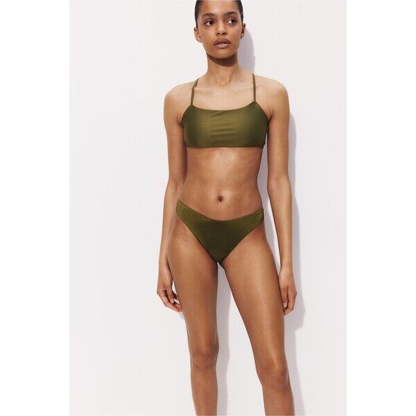 H&M Góra od kostiumu - 1208752005 Ciemna zieleń khaki