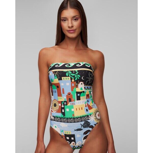 Jednoczęściowy strój kąpielowy damski Seafolly Bandeau One Piece 11099127-ecru 11099127-ecru