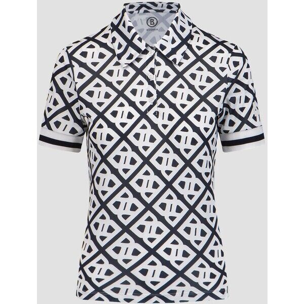 Koszulka polo w monogramy damska BOGNER Calysa 51658062-o42 51658062-o42