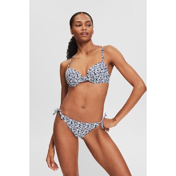 Esprit Niewyściełany top bikini z fiszbinami i nadrukiem 994EF1A319_400