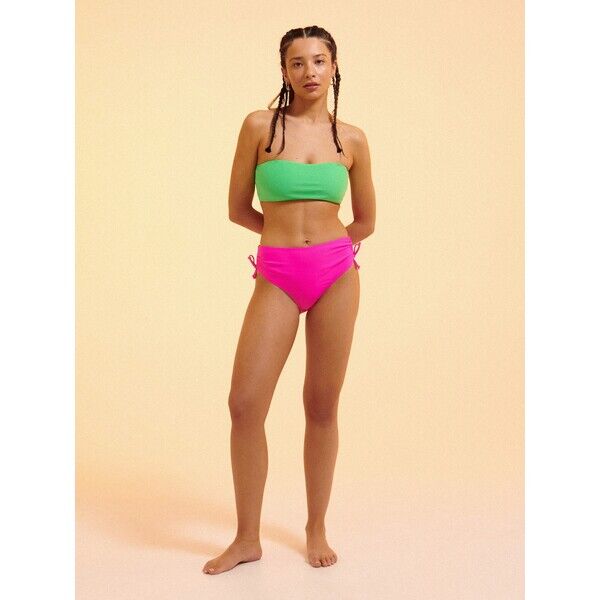 Cropp Dół od bikini hot pink z wiązaniami 2463Z-42X