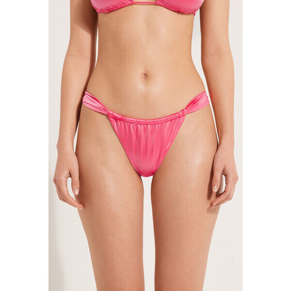 Tezenis Brazyliany Bikini z Rozciągliwej Tkaniny Shiny Letni Róż 1KSB1931