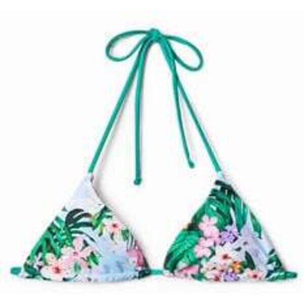 Desigual Top od bikini w kwiaty 22SWMK214014