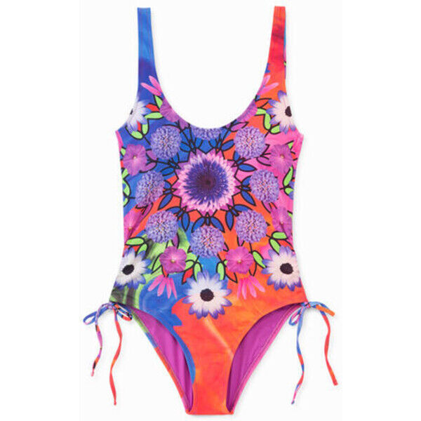 Desigual Kostium kąpielowy w kwiecisty deseń w stylu arty 20SWMK043129