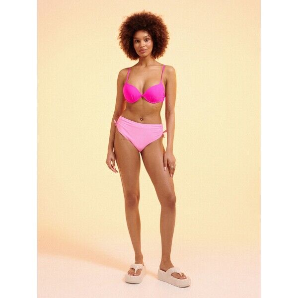 Cropp Różowy dół od bikini z wiązaniami 2463Z-30X