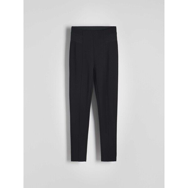 Reserved Legginsy z ozdobną gumą 4086T-99X